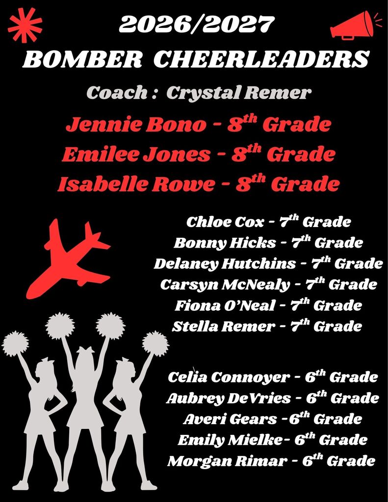 JH Cheer Roster