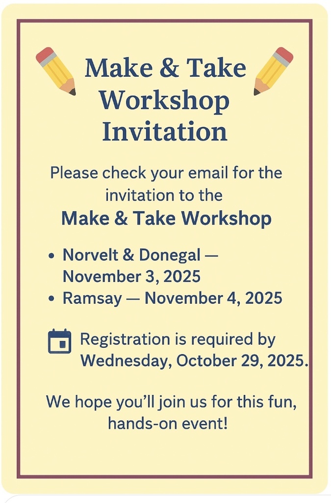 Make and Take Workshop Flyer