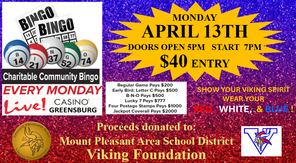 Viking Foundation Bingo Event