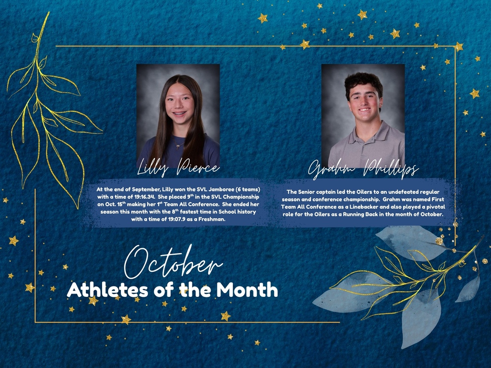 Athletes of the Month