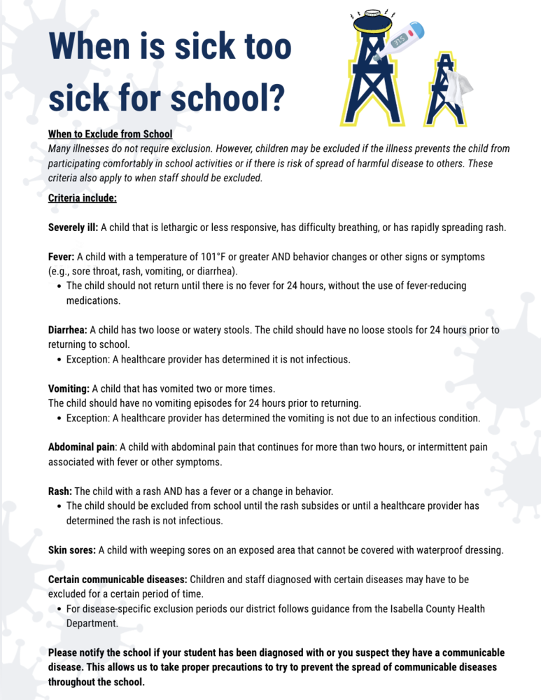 When Is Sick Too Sick for School