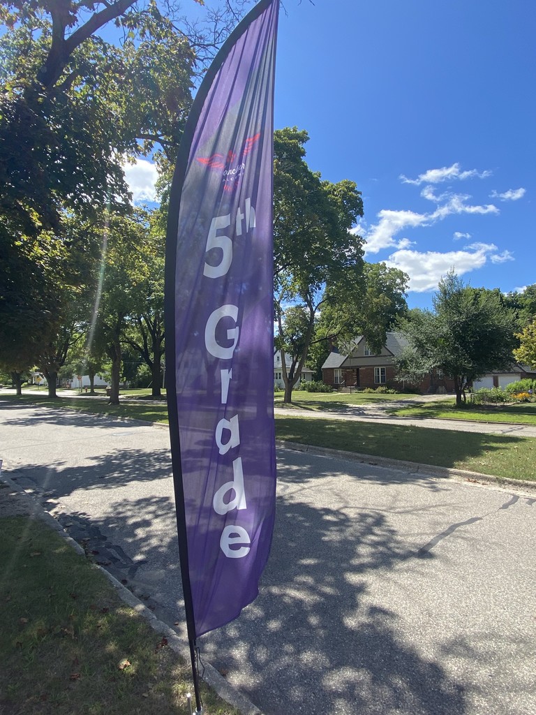 Parent Drop off Sign - 5th grade