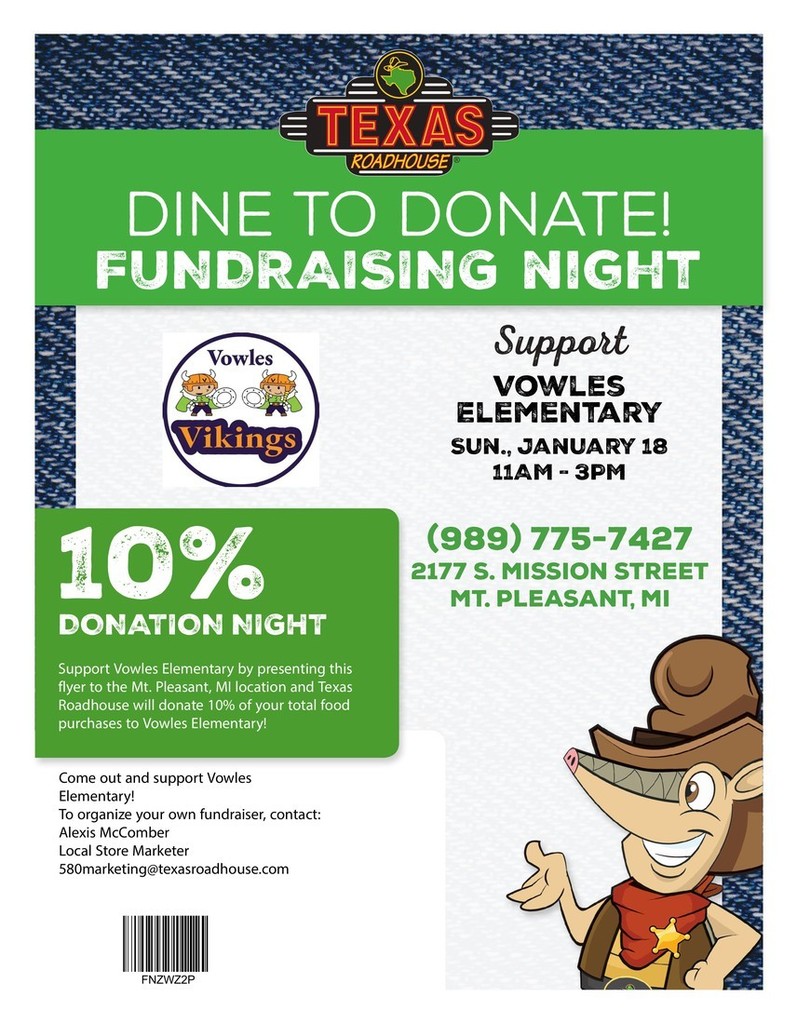 Texas Roadhouse Fundraiser