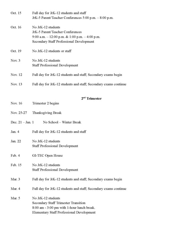 MPPS 2026-2027 School Calendar