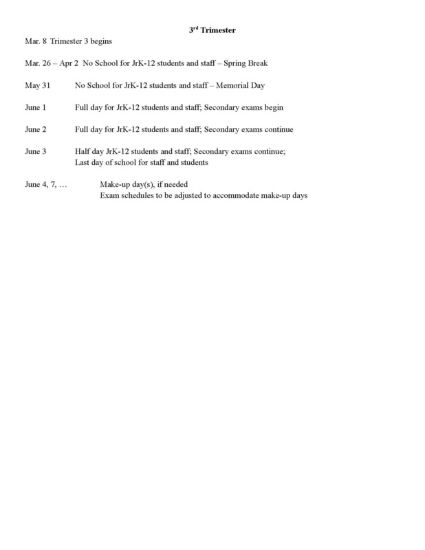 MPPS 2026-2027 School Calendar