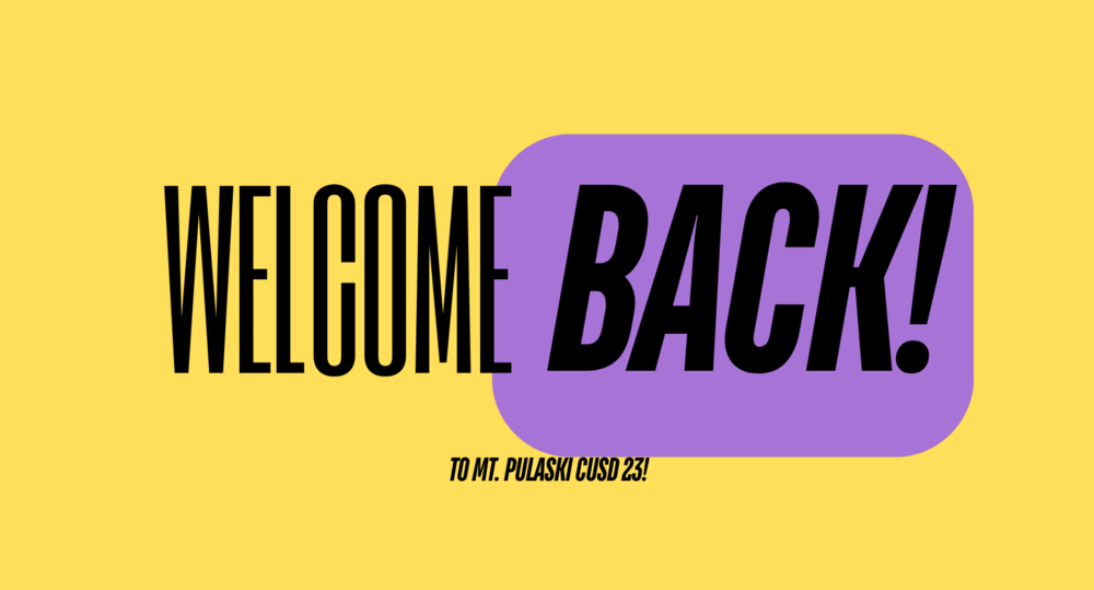welcome back