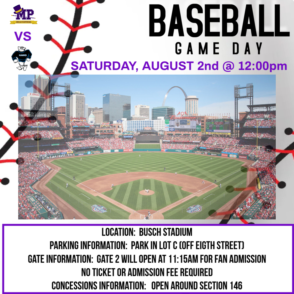 Busch Stadium Game Flyer