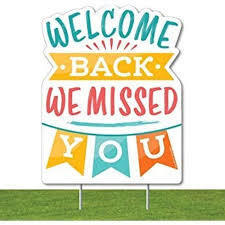 WELCOME BACK!