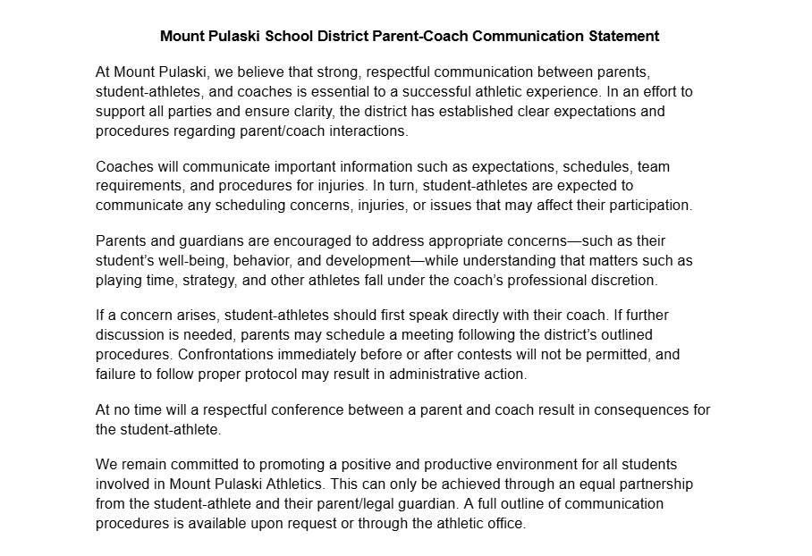 Statement