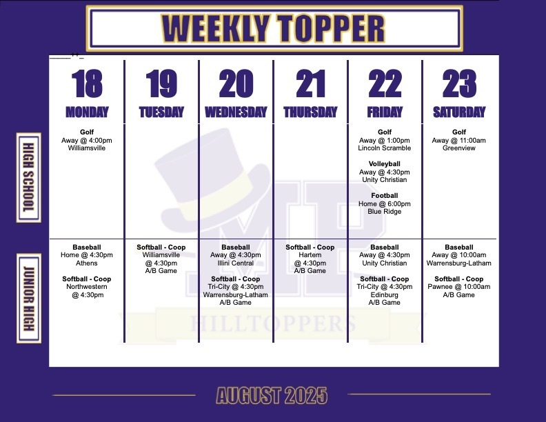 Weekly Events