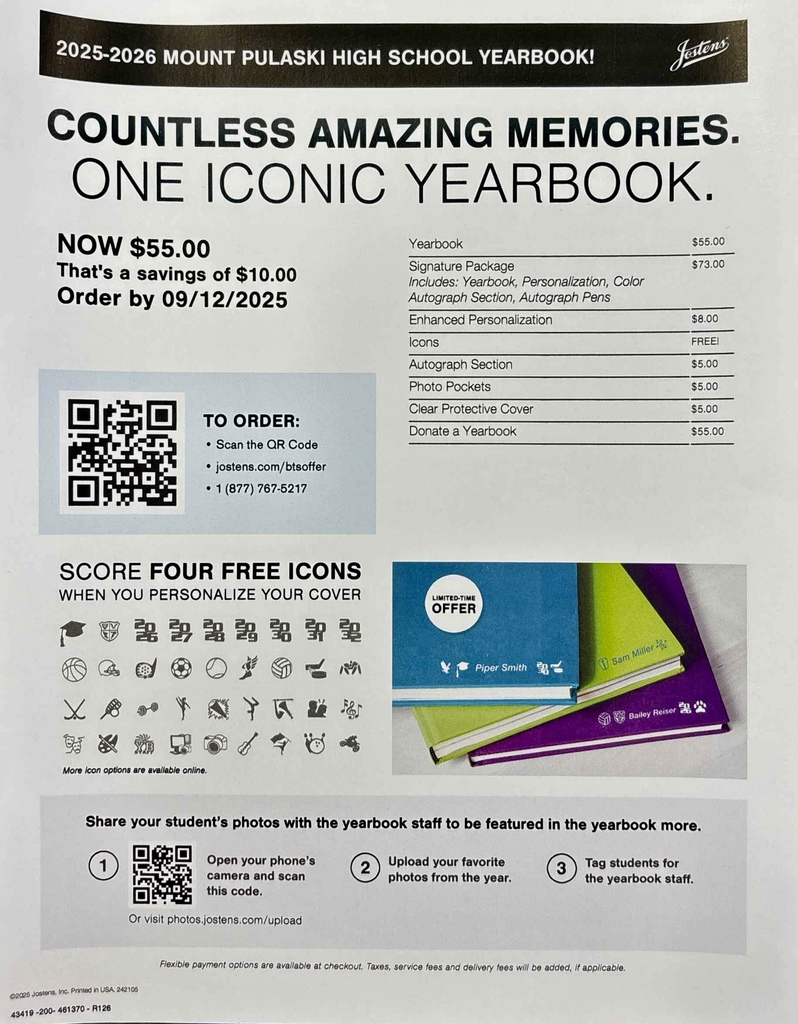 Yearbook Flyer