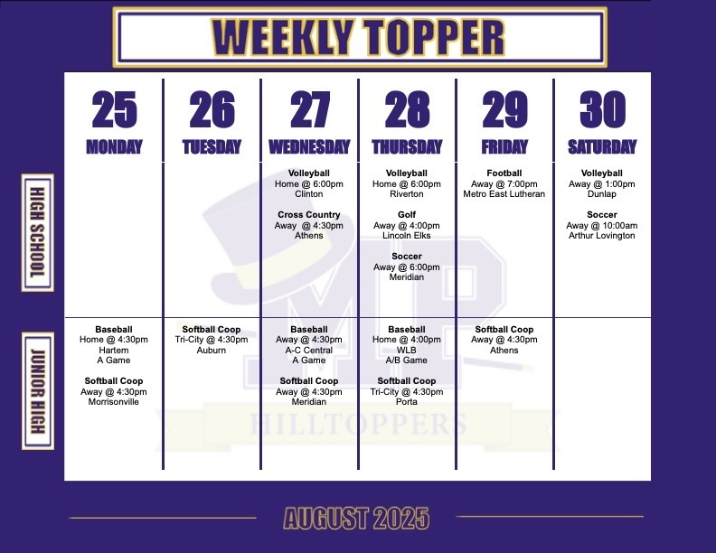 Weekly Events