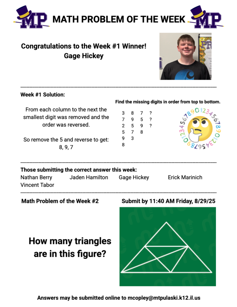 Math Problem of the Week #1
