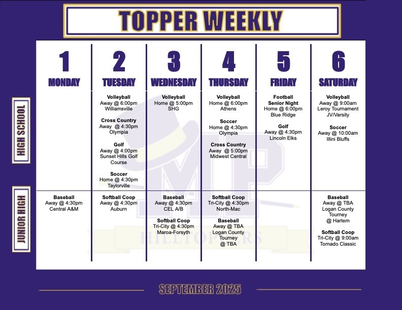 Weekly Events