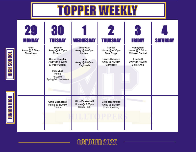 Weekly Events