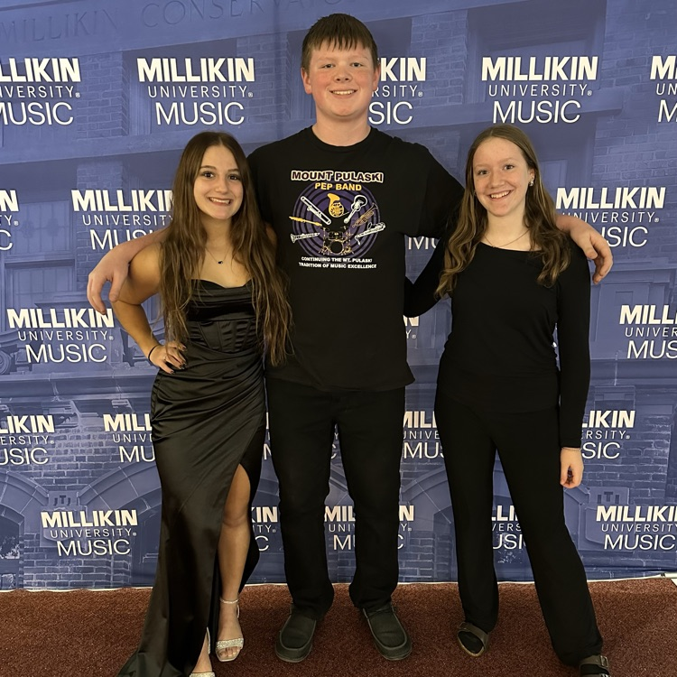 Students who participated in the honor band.