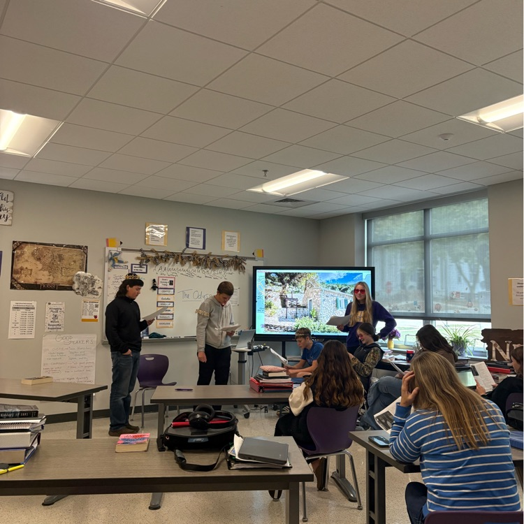 Telemachus, Odysseus, Penelope, and a suitor