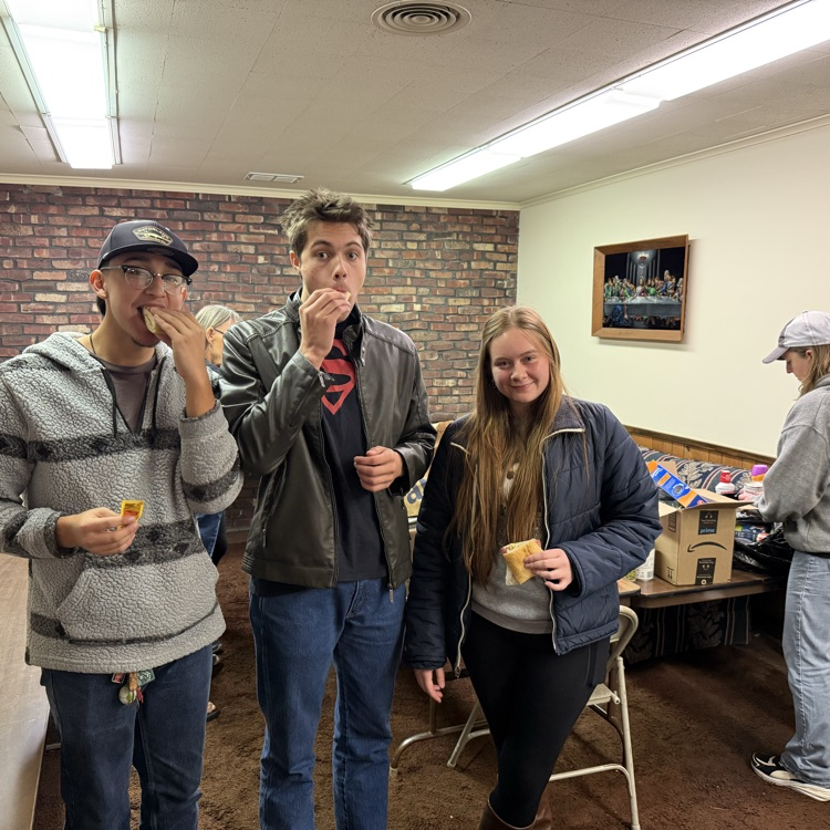 celebrating success with sandwiches