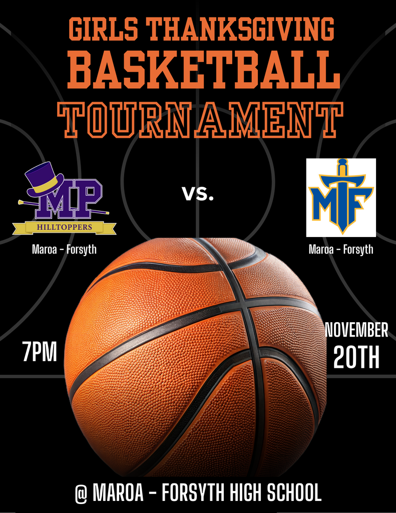 Girls Basketball Game Flyer