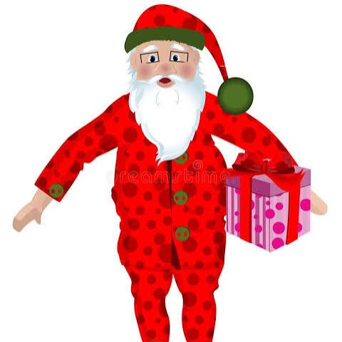 pajamas in Santa