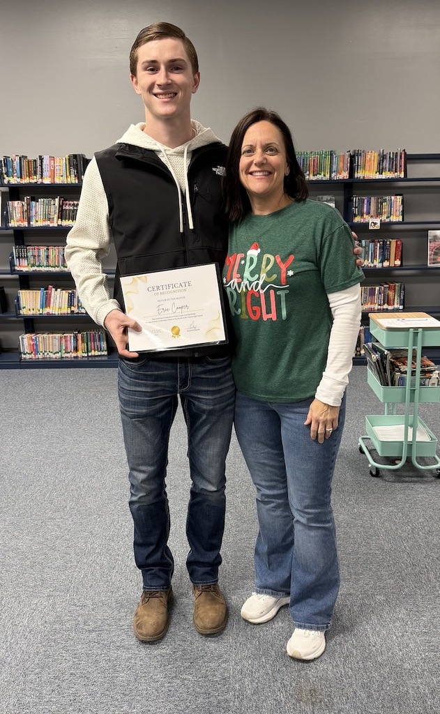 Eric with Principal Fricke