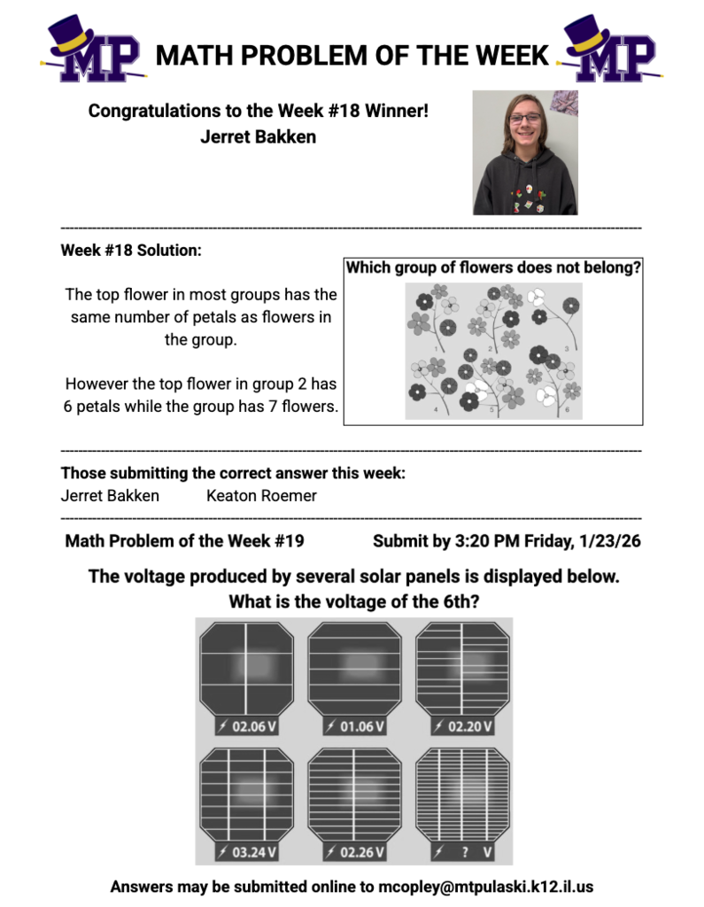 Math Problem of the Week