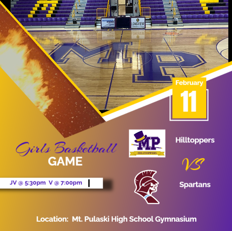 Girls Basketball Game Flyer