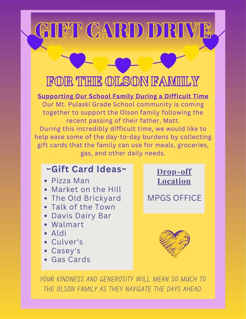 Gift Card Drive