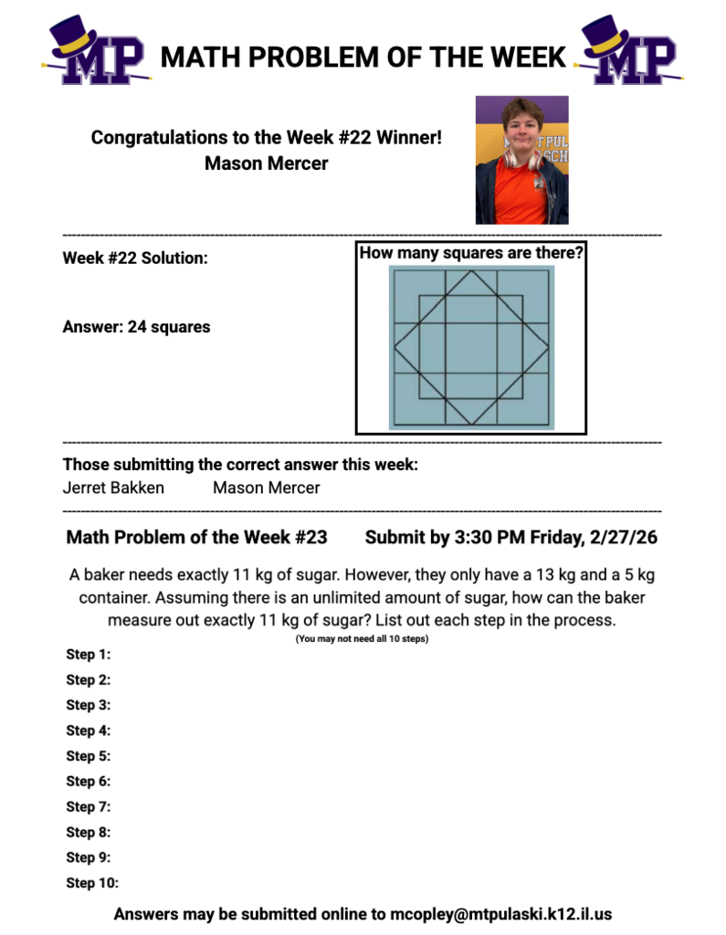 Math Problem of the Week