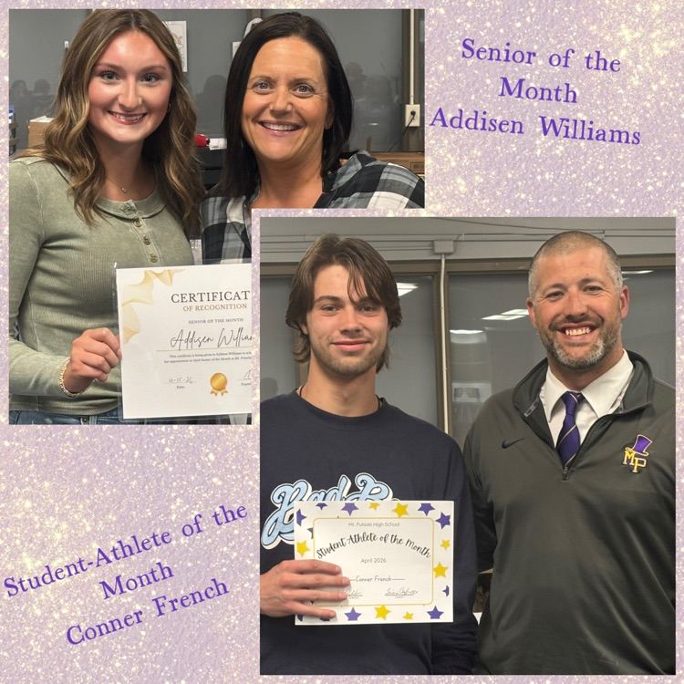 Celebrating our students of the month!