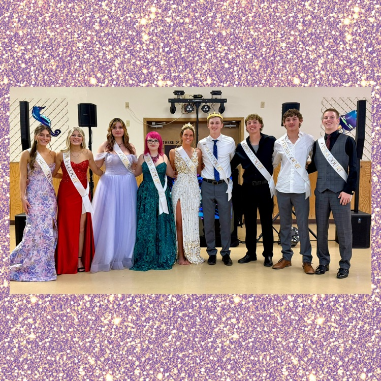 prom court - King Eric and Queen Aly