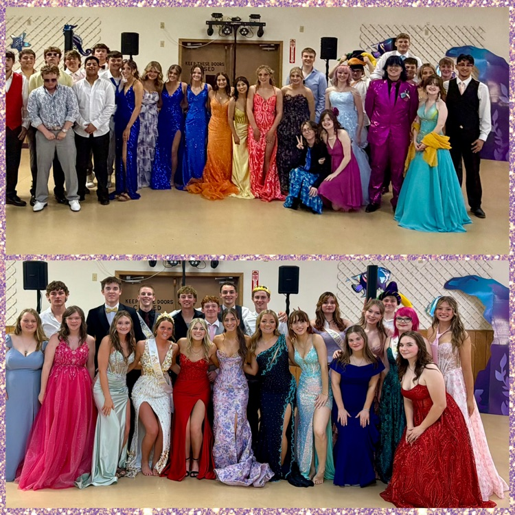 juniors and seniors at prom