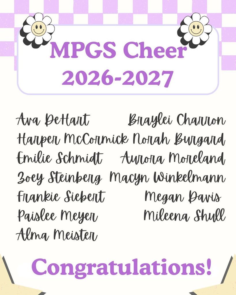 MPGS Cheer Squad