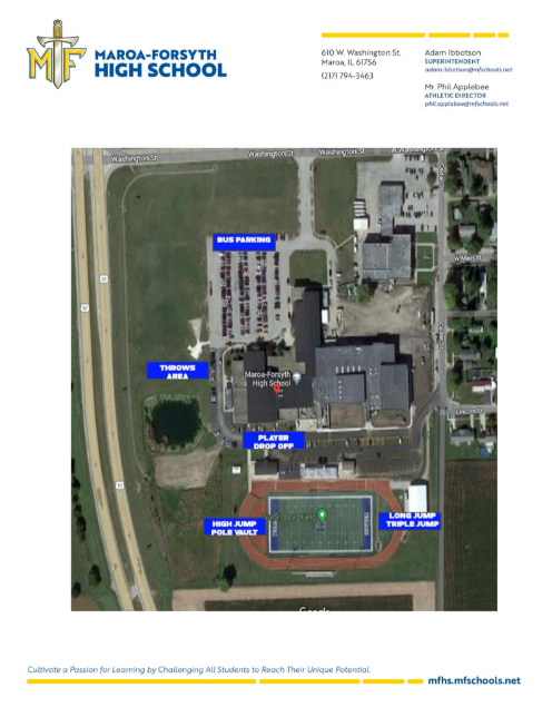 Boys sectionals information