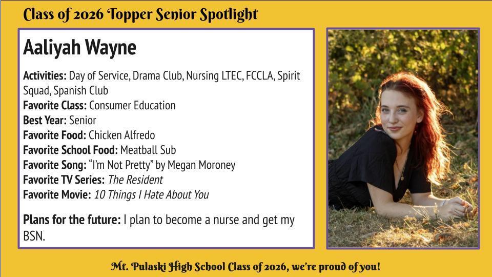 Congratulations, Aaliyah!