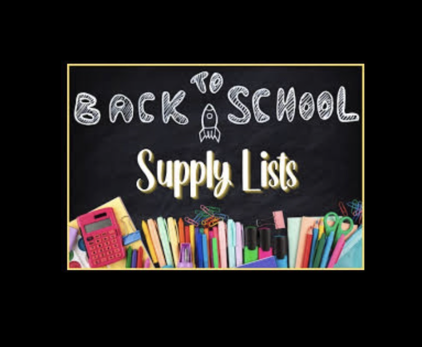 Back to school supply lists
