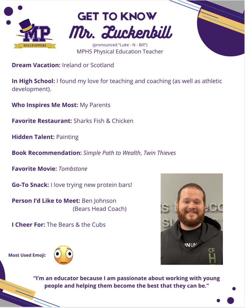 Interesting facts about Mr. Luckenbill.