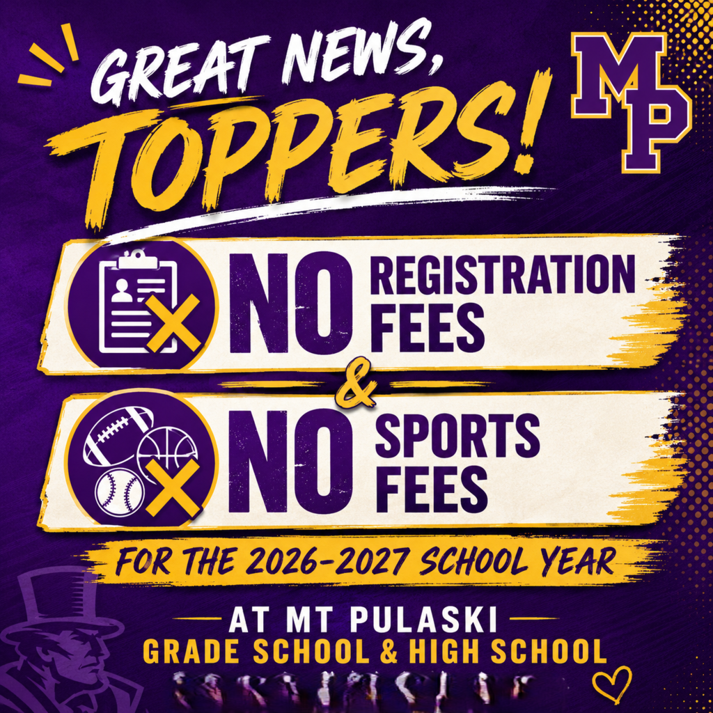 No registration or sports fee for MPHS & MPGS graphic