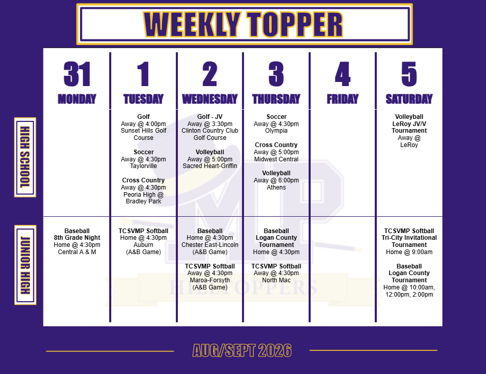 Weekly Events