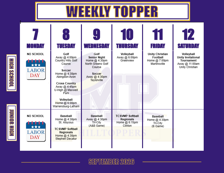 Weekly Events