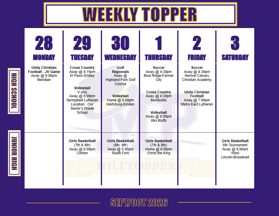 Weekly Events