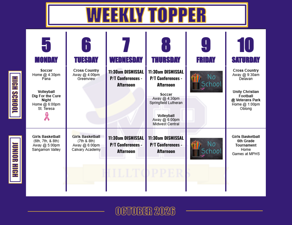 Weekly Events