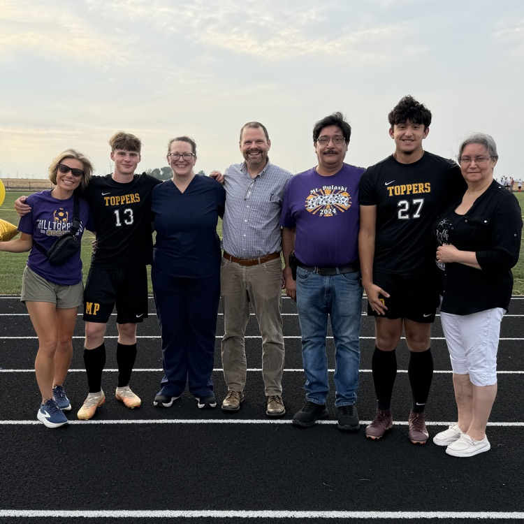 Senior Toppers and their parents