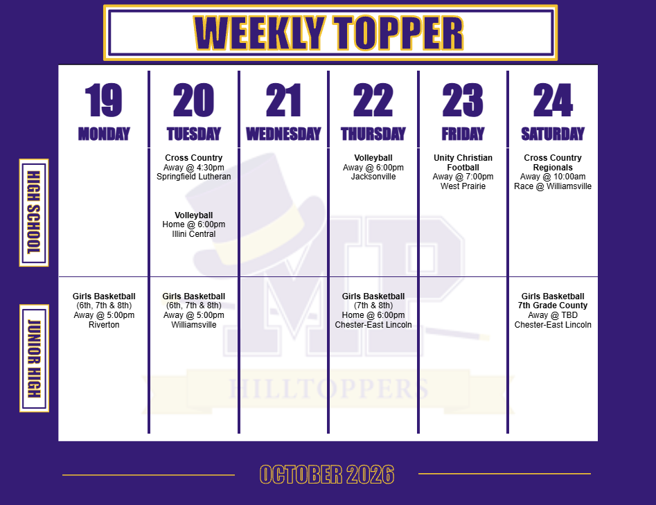 Weekly Events