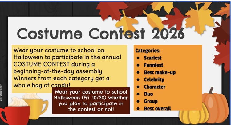 costume contest flyer