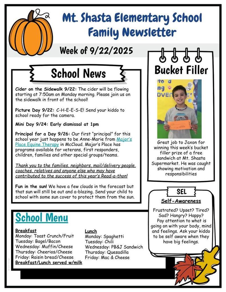 MSE Family Newsletter