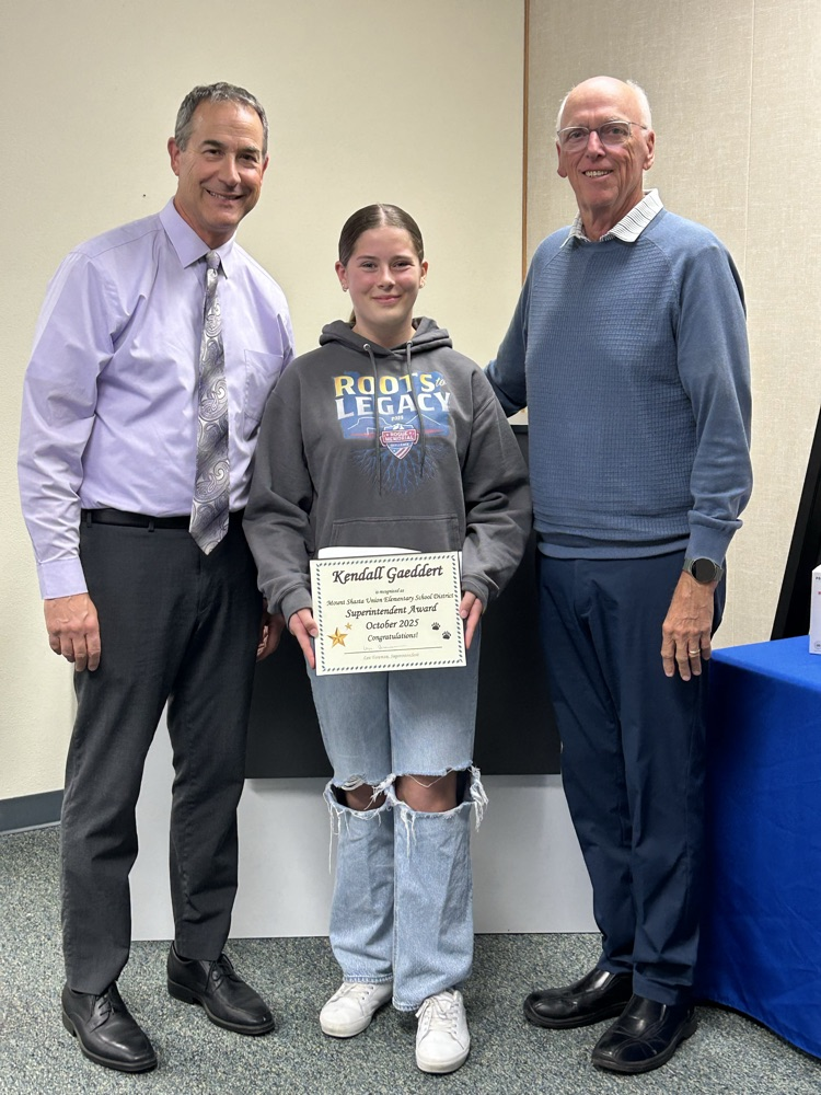 Superintendent Award