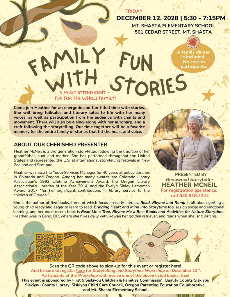 Family Storytime and Dinner