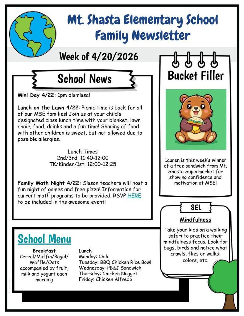 Family Newsletter