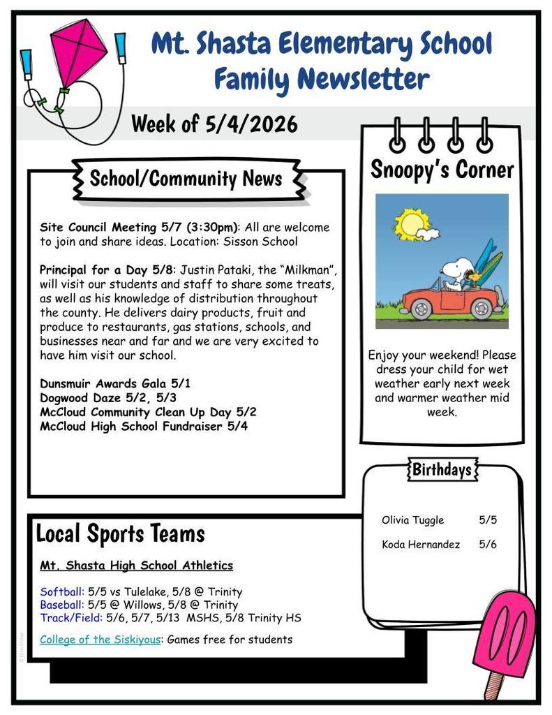 Family Newsletter